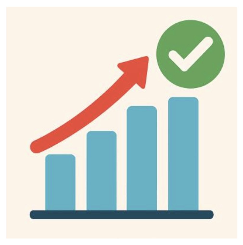 効率アップのグラフ